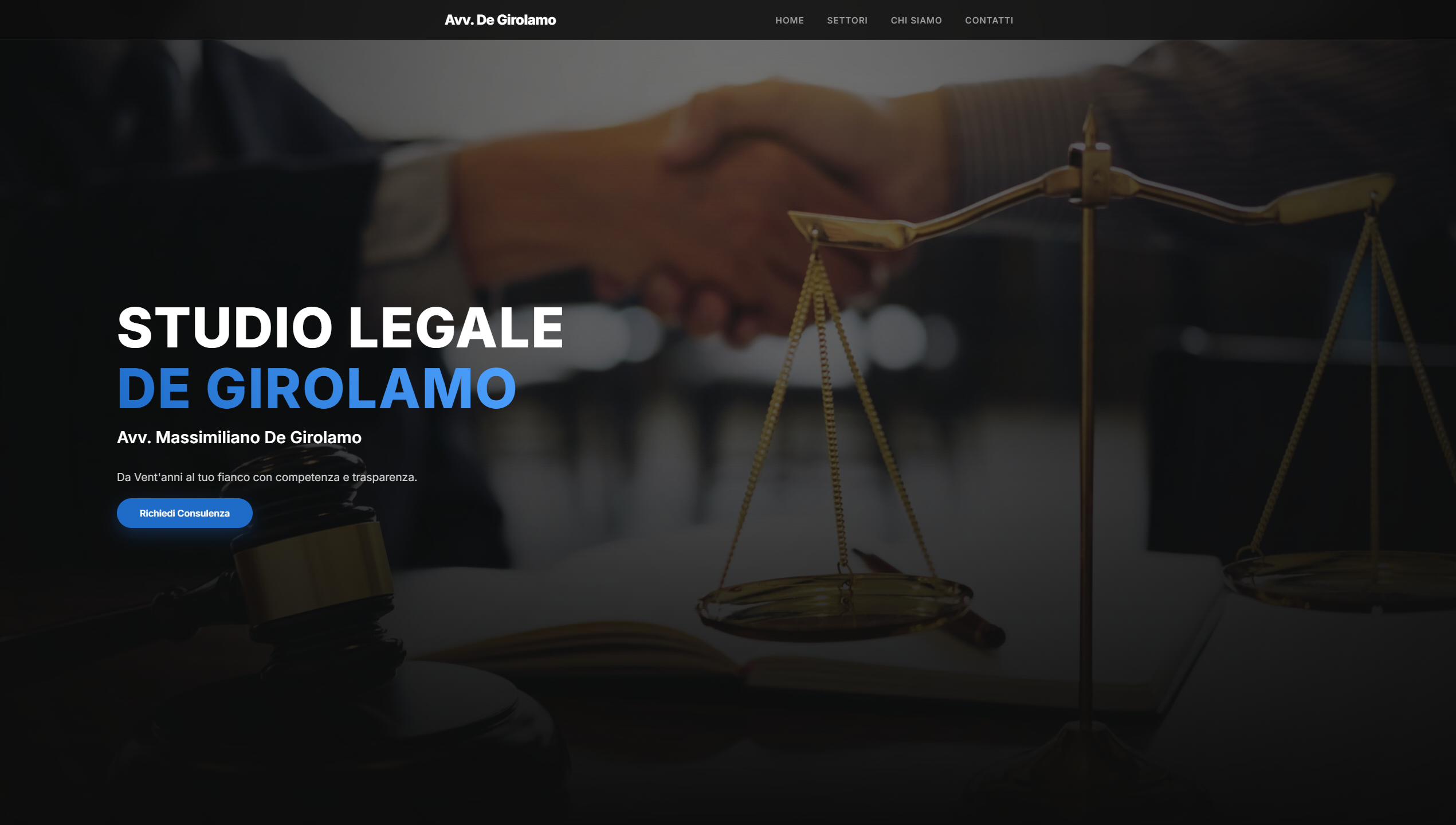 Sito Web Studio Legale De Girolamo
